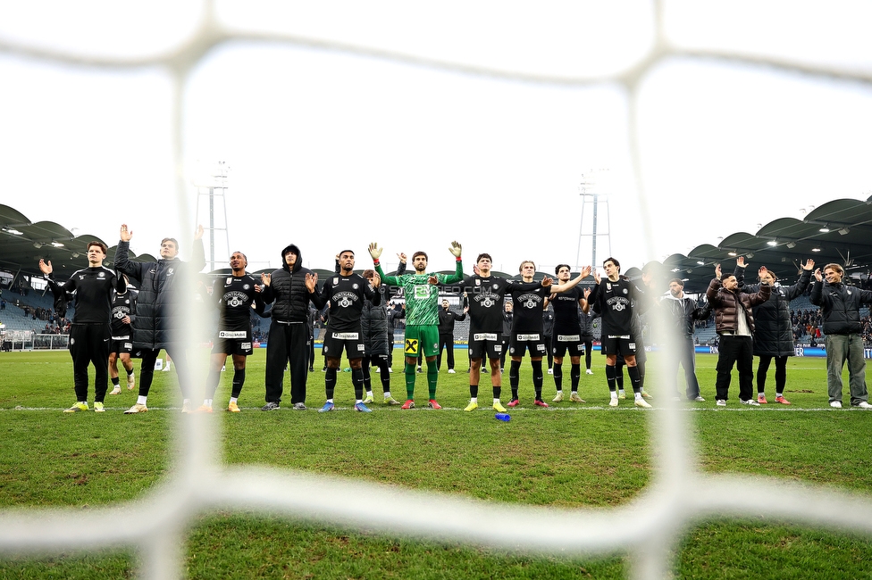 Sturm Graz - BW Linz
Oesterreichische Fussball Bundesliga, 20. Runde, SK Sturm Graz - FC Blau-Weiss Linz, Stadion Liebenau Graz, 22.02.2026. 

Foto zeigt die Mannschaft von Sturm
