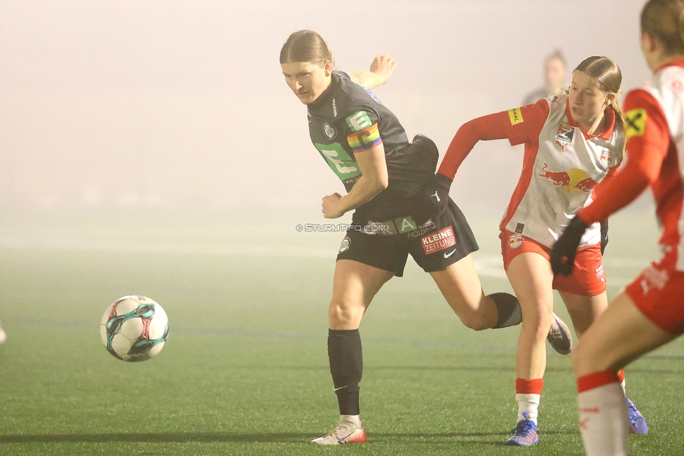 Sturm Damen - RB Salzburg
OEFB Frauen Bundesliga, 15. Runde, SK Sturm Graz Damen - RB Salzburg, Koralmstadion Deutschlandsberg , 21.02.2026. Foto zeigt Sophie Maierhofer (Sturm Damen)
