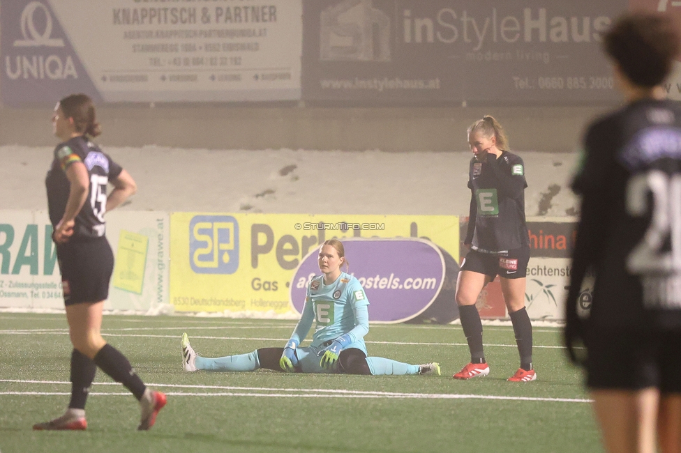 Sturm Damen - RB Salzburg
OEFB Frauen Bundesliga, 15. Runde, SK Sturm Graz Damen - RB Salzburg, Koralmstadion Deutschlandsberg , 21.02.2026. Foto zeigt Kristin Krammer (Sturm Damen)
