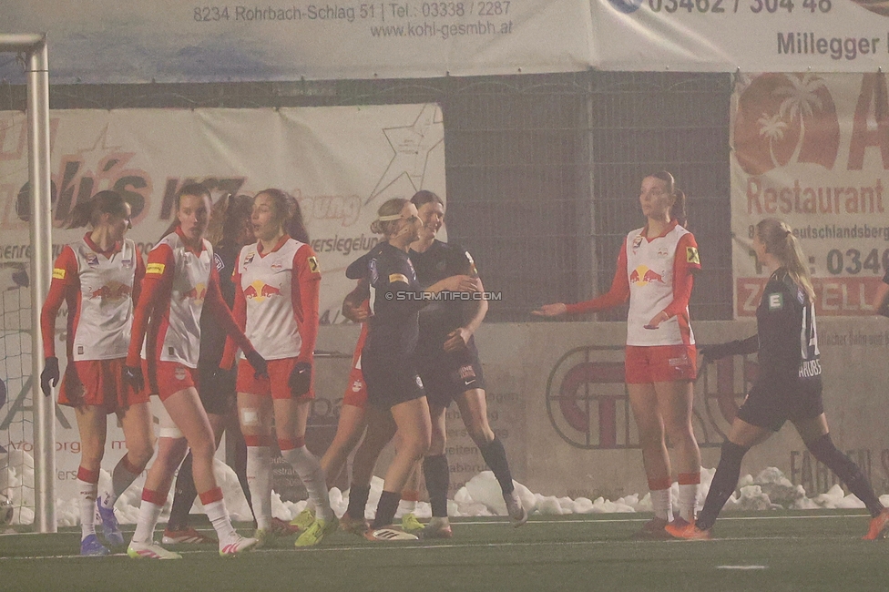 Sturm Damen - RB Salzburg
OEFB Frauen Bundesliga, 15. Runde, SK Sturm Graz Damen - RB Salzburg, Koralmstadion Deutschlandsberg , 21.02.2026. Foto zeigt Elisabeth Brandl (Sturm Damen)
