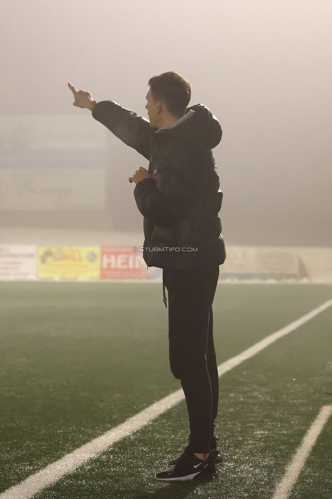 Sturm Damen - RB Salzburg
OEFB Frauen Bundesliga, 15. Runde, SK Sturm Graz Damen - RB Salzburg, Koralmstadion Deutschlandsberg , 21.02.2026. Foto zeigt Tode Djakovic (Cheftrainer Sturm Damen)
