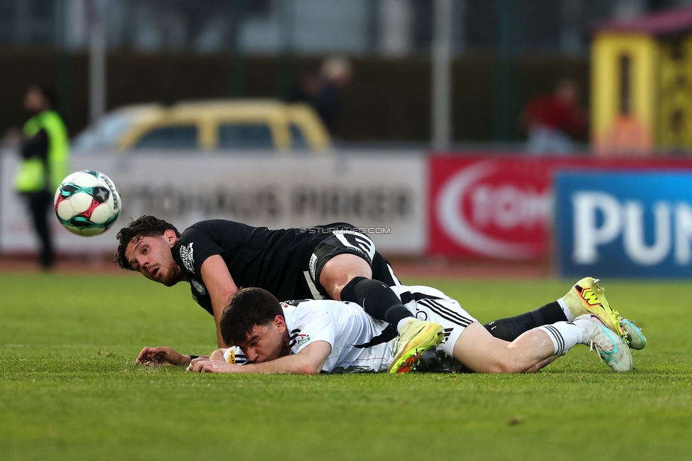 Wolfsberg - Sturm Graz
Oesterreichische Fussball Bundesliga, 21. Runde, Wolfsberger AC - SK Sturm Graz, Lavanttal Arena Wolfsberg, 01.03.2026. 

Foto zeigt Emir Karic (Sturm)
