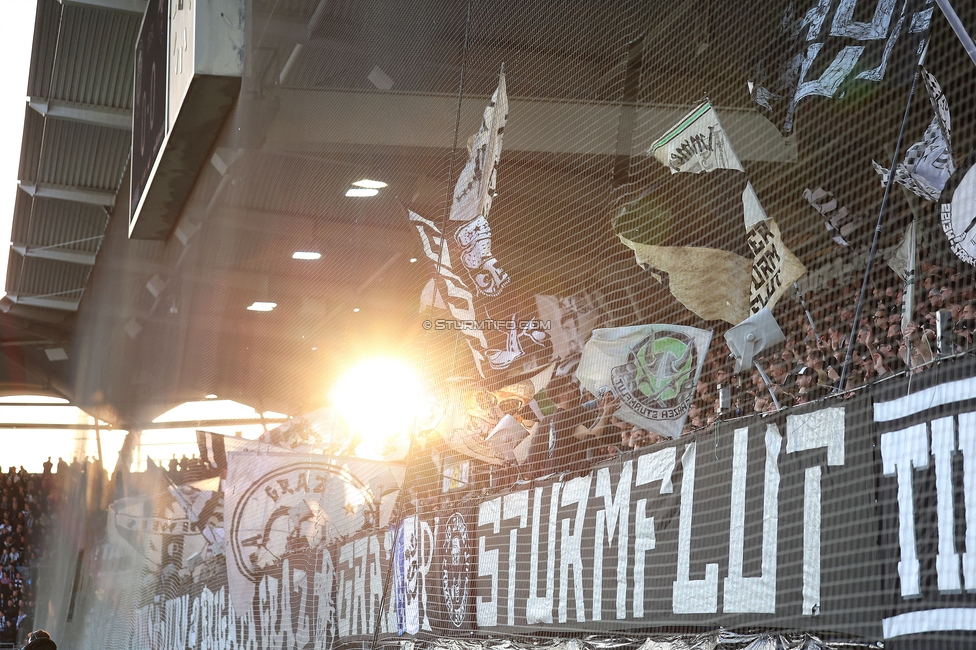 Sturm Graz - Altach
Oesterreichische Fussball Bundesliga, 22. Runde, SK Sturm Graz - SCR Altach, Stadion Liebenau Graz, 08.03.2026. Foto zeigt Fans von Sturm
