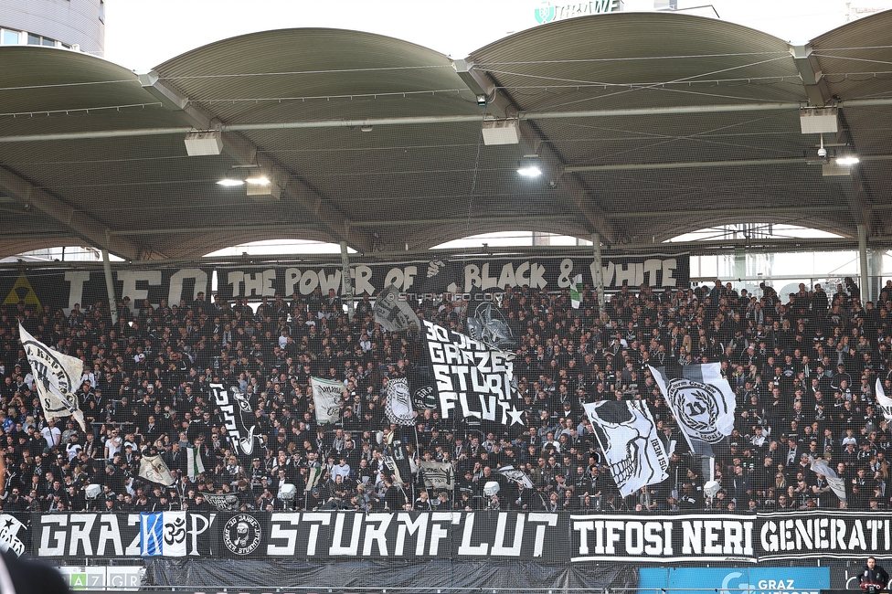 Sturm Graz - Altach
Oesterreichische Fussball Bundesliga, 22. Runde, SK Sturm Graz - SCR Altach, Stadion Liebenau Graz, 08.03.2026. Foto zeigt Fans von Sturm
