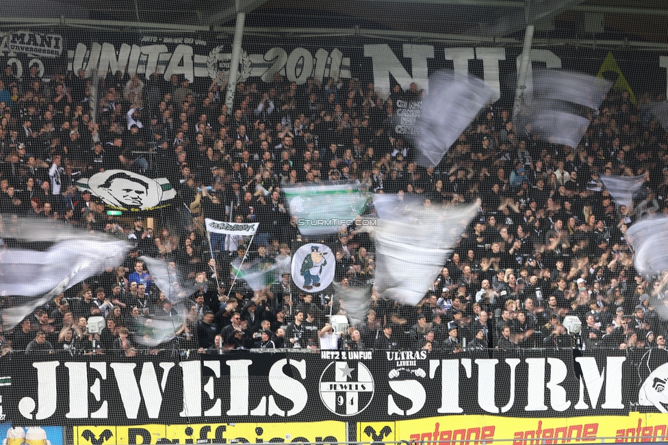 Sturm Graz - Altach
Oesterreichische Fussball Bundesliga, 22. Runde, SK Sturm Graz - SCR Altach, Stadion Liebenau Graz, 08.03.2026. Foto zeigt Fans von Sturm
