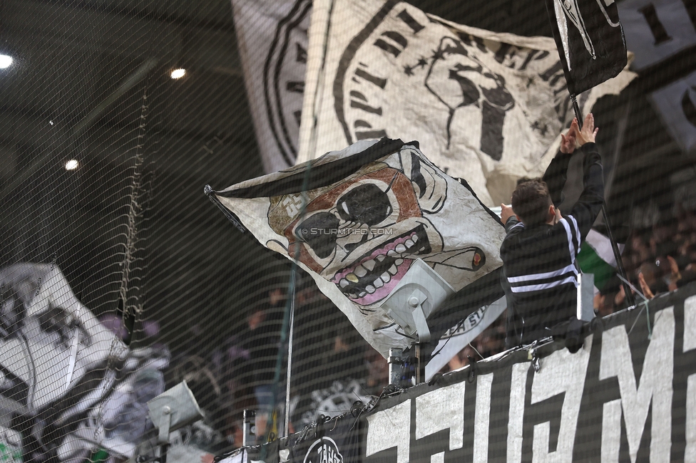 Sturm Graz - Altach
Oesterreichische Fussball Bundesliga, 22. Runde, SK Sturm Graz - SCR Altach, Stadion Liebenau Graz, 08.03.2026. Foto zeigt Fans von Sturm
