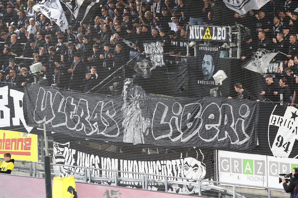Sturm Graz - Altach
Oesterreichische Fussball Bundesliga, 22. Runde, SK Sturm Graz - SCR Altach, Stadion Liebenau Graz, 08.03.2026. Foto zeigt Fans von Sturm
