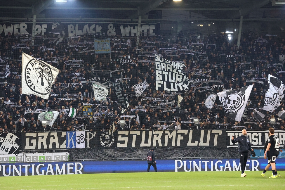 Sturm Graz - Altach
Oesterreichische Fussball Bundesliga, 22. Runde, SK Sturm Graz - SCR Altach, Stadion Liebenau Graz, 08.03.2026. Foto zeigt Fans von Sturm
