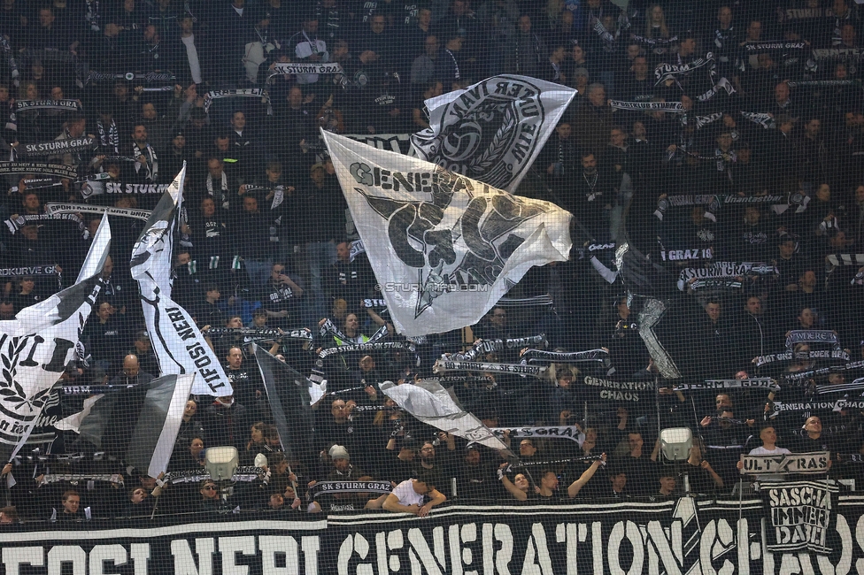 Sturm Graz - Altach
Oesterreichische Fussball Bundesliga, 22. Runde, SK Sturm Graz - SCR Altach, Stadion Liebenau Graz, 08.03.2026. Foto zeigt Fans von Sturm
