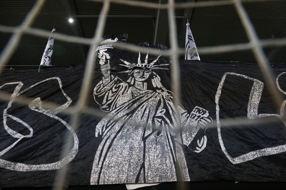 Sturm Graz - Altach
Oesterreichische Fussball Bundesliga, 22. Runde, SK Sturm Graz - SCR Altach, Stadion Liebenau Graz, 08.03.2026. Foto zeigt Fans von Sturm
