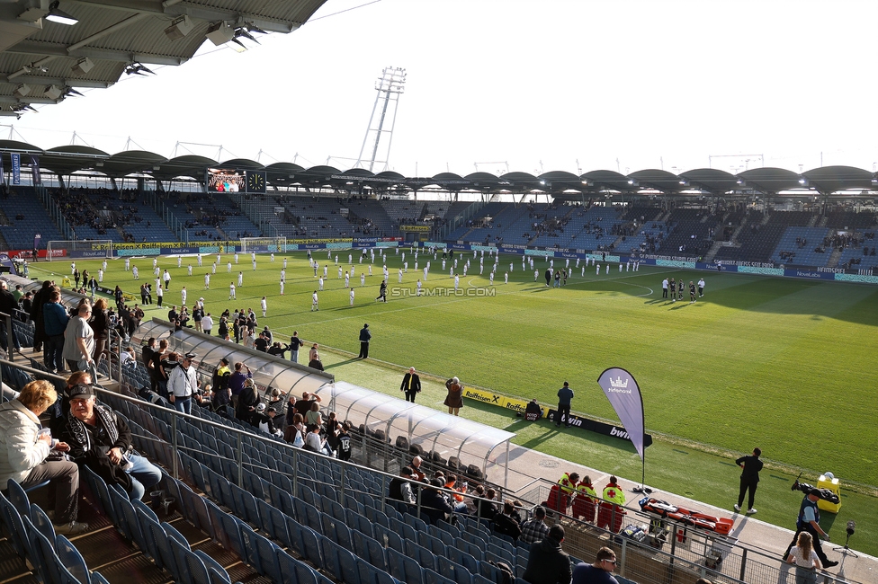 Sturm Graz - Altach
Oesterreichische Fussball Bundesliga, 22. Runde, SK Sturm Graz - SCR Altach, Stadion Liebenau Graz, 08.03.2026. Foto zeigt Eindruecke von 100 Kids gegen den Meister
