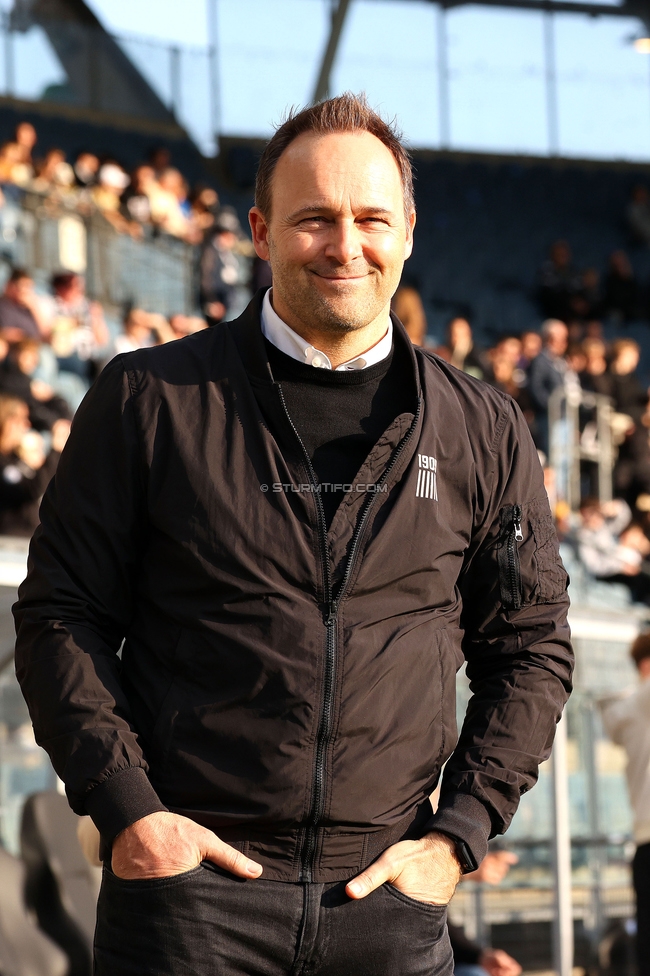 Sturm Graz - Altach
Oesterreichische Fussball Bundesliga, 22. Runde, SK Sturm Graz - SCR Altach, Stadion Liebenau Graz, 08.03.2026. Foto zeigt Thomas Tebbich (wirtsch. Geschaeftsfuehrer Sturm)
