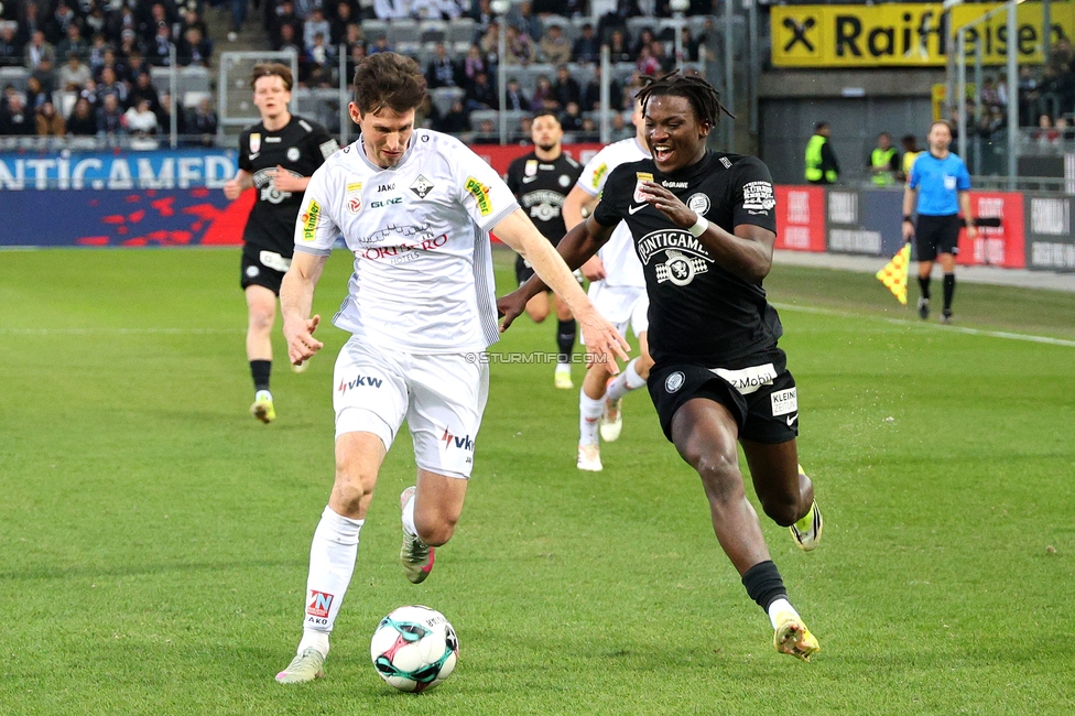Sturm Graz - Altach
Oesterreichische Fussball Bundesliga, 22. Runde, SK Sturm Graz - SCR Altach, Stadion Liebenau Graz, 08.03.2026. Foto zeigt Seedy Jatta (Sturm)
