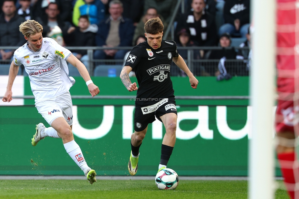 Sturm Graz - Altach
Oesterreichische Fussball Bundesliga, 22. Runde, SK Sturm Graz - SCR Altach, Stadion Liebenau Graz, 08.03.2026. Foto zeigt Filip Jan Roza (Sturm)
