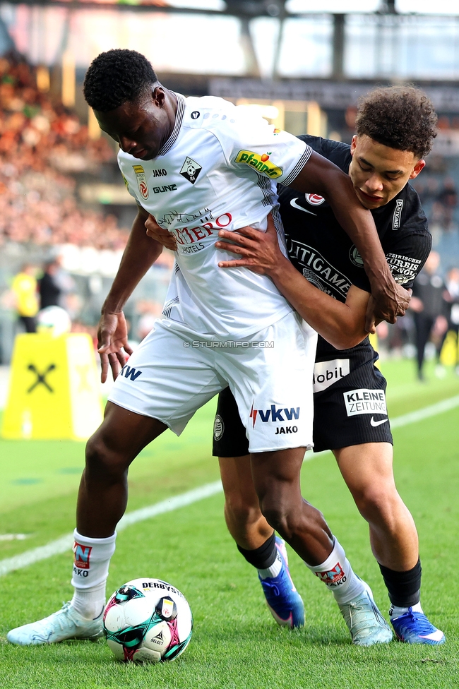 Sturm Graz - Altach
Oesterreichische Fussball Bundesliga, 22. Runde, SK Sturm Graz - SCR Altach, Stadion Liebenau Graz, 08.03.2026. Foto zeigt Jacob Peter Hoedl (Sturm)
