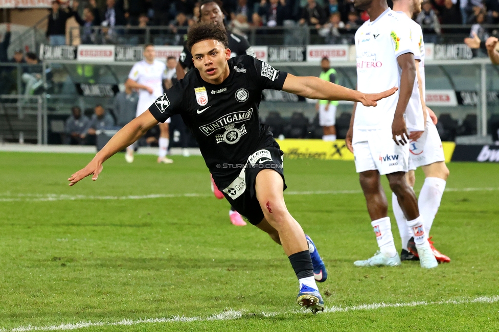 Sturm Graz - Altach
Oesterreichische Fussball Bundesliga, 22. Runde, SK Sturm Graz - SCR Altach, Stadion Liebenau Graz, 08.03.2026. Foto zeigt Jacob Peter Hoedl (Sturm)
