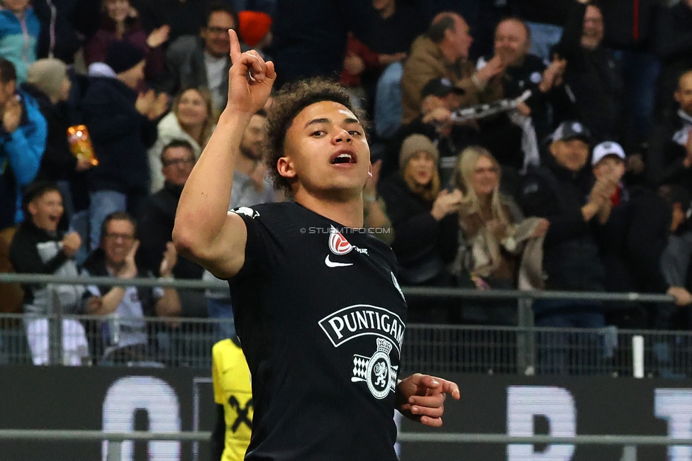 Sturm Graz - Altach
Oesterreichische Fussball Bundesliga, 22. Runde, SK Sturm Graz - SCR Altach, Stadion Liebenau Graz, 08.03.2026. Foto zeigt Jacob Peter Hoedl (Sturm)
