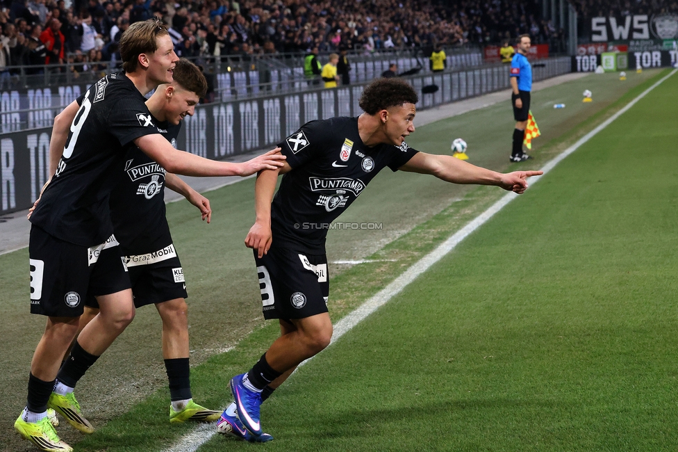 Sturm Graz - Altach
Oesterreichische Fussball Bundesliga, 22. Runde, SK Sturm Graz - SCR Altach, Stadion Liebenau Graz, 08.03.2026. Foto zeigt Jacob Peter Hoedl (Sturm)

