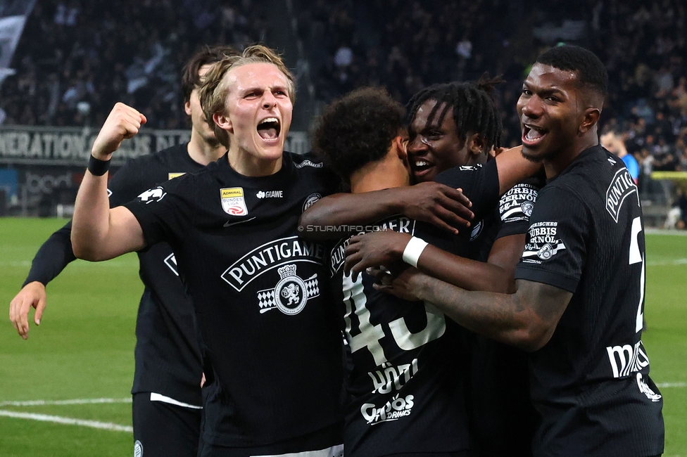 Sturm Graz - Altach
Oesterreichische Fussball Bundesliga, 22. Runde, SK Sturm Graz - SCR Altach, Stadion Liebenau Graz, 08.03.2026. Foto zeigt Jacob Peter Hoedl (Sturm)
