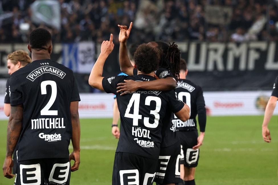 Sturm Graz - Altach
Oesterreichische Fussball Bundesliga, 22. Runde, SK Sturm Graz - SCR Altach, Stadion Liebenau Graz, 08.03.2026. Foto zeigt Jacob Peter Hoedl (Sturm)
