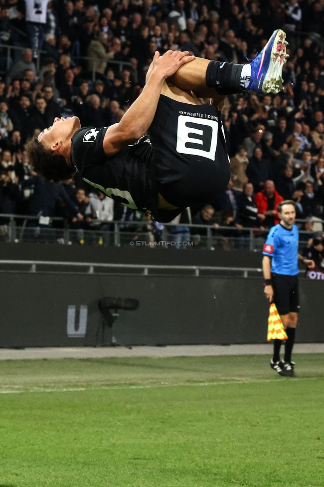Sturm Graz - Altach
Oesterreichische Fussball Bundesliga, 22. Runde, SK Sturm Graz - SCR Altach, Stadion Liebenau Graz, 08.03.2026. Foto zeigt Jacob Peter Hoedl (Sturm)
