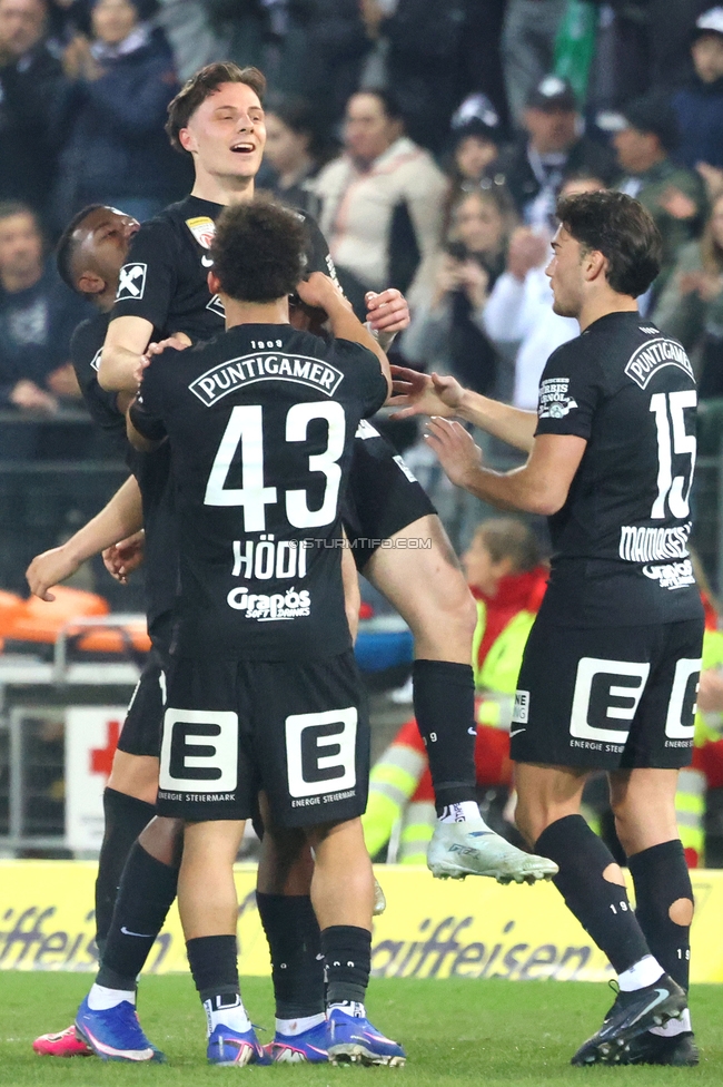 Sturm Graz - Altach
Oesterreichische Fussball Bundesliga, 22. Runde, SK Sturm Graz - SCR Altach, Stadion Liebenau Graz, 08.03.2026. Foto zeigt Belmin Beganovic (Sturm)
