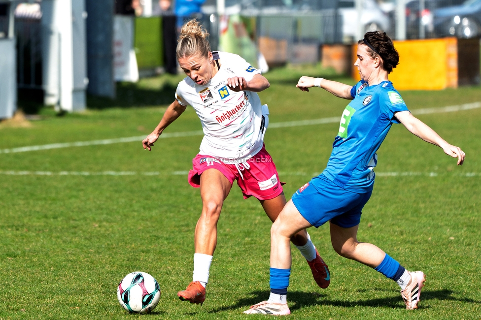 Neulengbach - Sturm Damen
OEFB Frauen Bundesliga, 16. Runde, USV Neulengbach - SK Sturm Graz Damen, Wienerwaldstadion Neulengbach, 14.03.2026Foto zeigt Leonie Christin Tragl (Sturm Damen)
