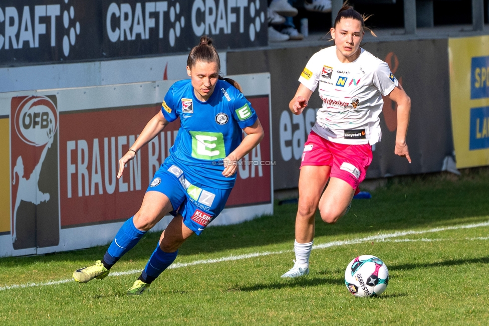Neulengbach - Sturm Damen
OEFB Frauen Bundesliga, 16. Runde, USV Neulengbach - SK Sturm Graz Damen, Wienerwaldstadion Neulengbach, 14.03.2026

Foto zeigt Stefanie Grossgasteiger (Sturm Damen)
