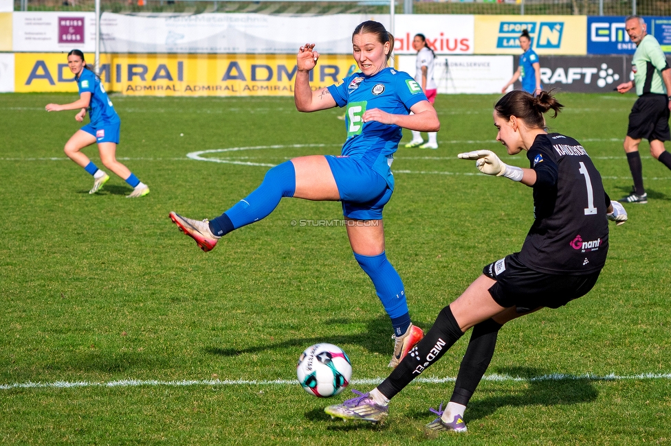 Neulengbach - Sturm Damen
OEFB Frauen Bundesliga, 16. Runde, USV Neulengbach - SK Sturm Graz Damen, Wienerwaldstadion Neulengbach, 14.03.2026

Foto zeigt Anna Wirnsberger (Sturm Damen)
