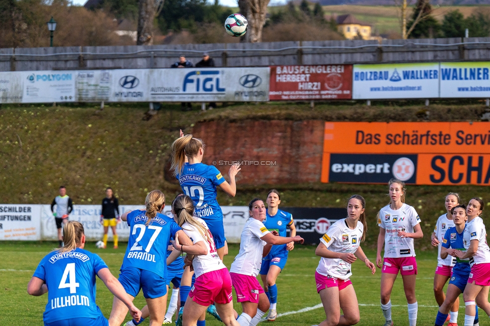 Neulengbach - Sturm Damen
OEFB Frauen Bundesliga, 16. Runde, USV Neulengbach - SK Sturm Graz Damen, Wienerwaldstadion Neulengbach, 14.03.2026

Foto zeigt Lucie Krejcova (Sturm Damen)

