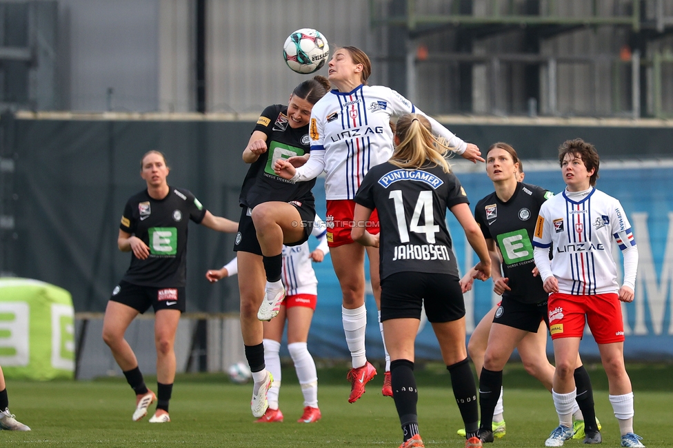 Sturm Damen - BW Linz
OEFB Frauen Bundesliga, 17. Runde, SK Sturm Graz Damen - BW Linz, Trainingszentrum Messendorf, 21.03.2026. Foto zeigt Marie Spiess (Sturm Damen)
