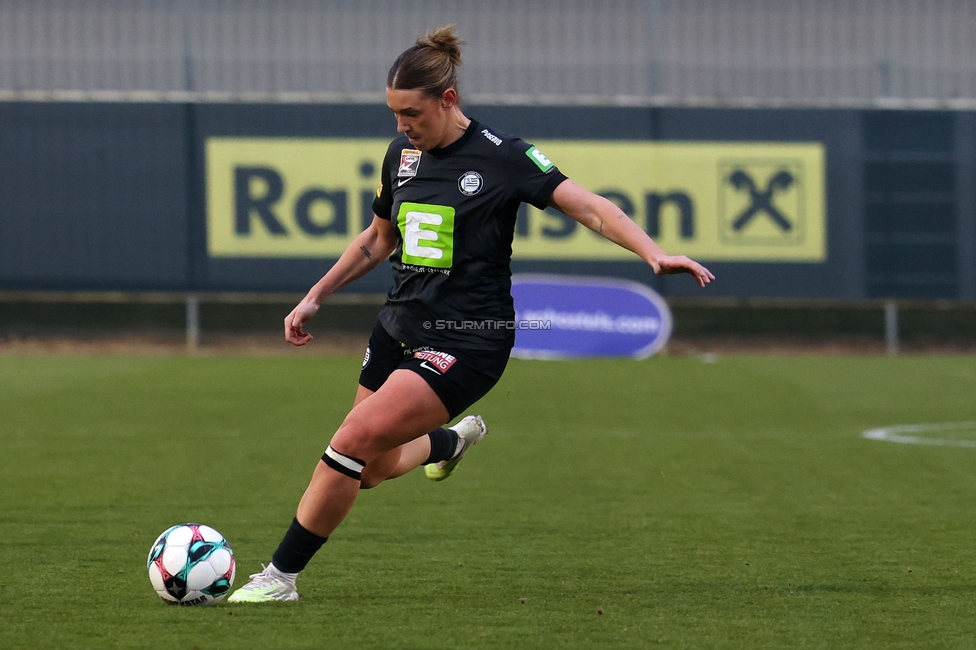 Sturm Damen - BW Linz
OEFB Frauen Bundesliga, 17. Runde, SK Sturm Graz Damen - BW Linz, Trainingszentrum Messendorf, 21.03.2026. Foto zeigt Laura Krumboeck (Sturm Damen)
