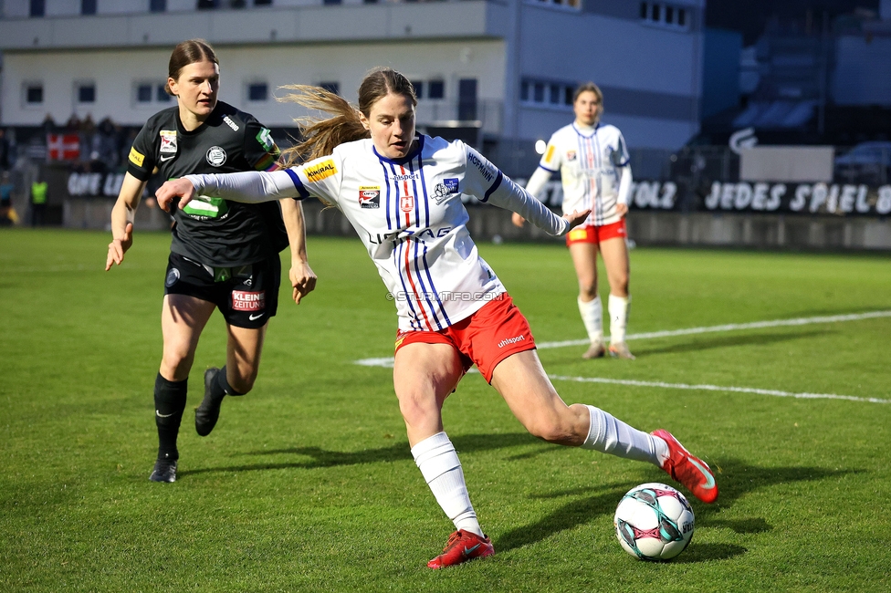 Sturm Damen - BW Linz
OEFB Frauen Bundesliga, 17. Runde, SK Sturm Graz Damen - BW Linz, Trainingszentrum Messendorf, 21.03.2026. Foto zeigt Sophie Maierhofer (Sturm Damen)
