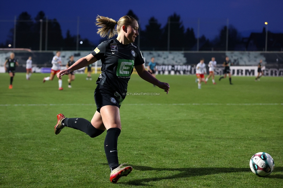 Sturm Damen - BW Linz
OEFB Frauen Bundesliga, 17. Runde, SK Sturm Graz Damen - BW Linz, Trainingszentrum Messendorf, 21.03.2026. Foto zeigt Anna Wirnsberger (Sturm Damen)
