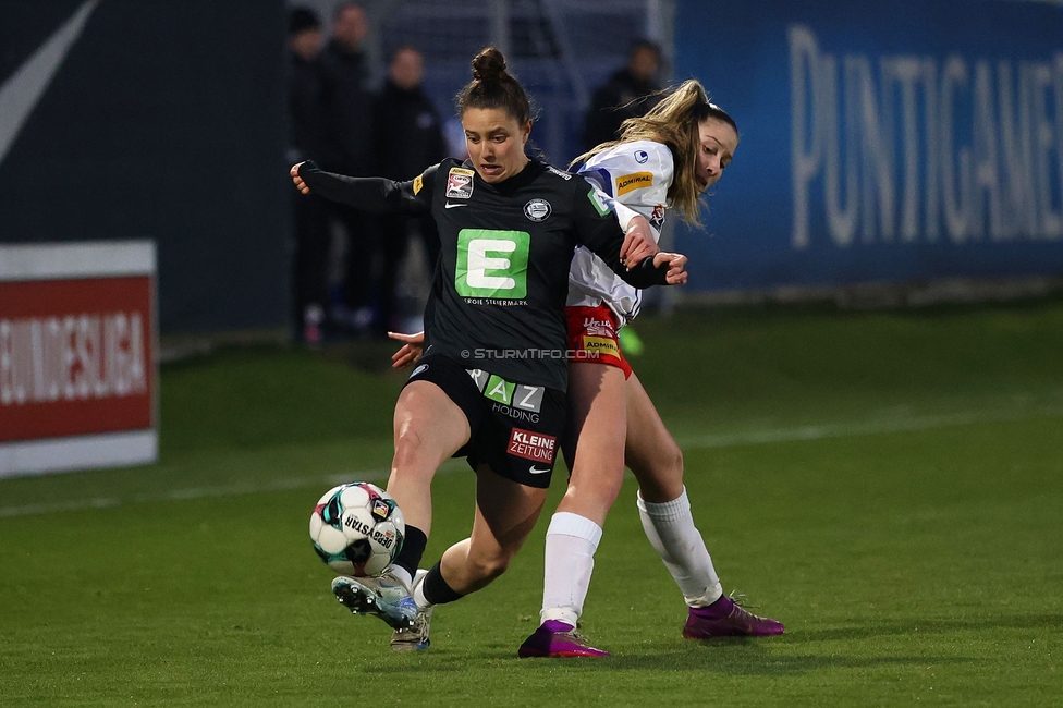 Sturm Damen - BW Linz
OEFB Frauen Bundesliga, 17. Runde, SK Sturm Graz Damen - BW Linz, Trainingszentrum Messendorf, 21.03.2026. Foto zeigt Julia Michelle Wattilete (Sturm Damen)
