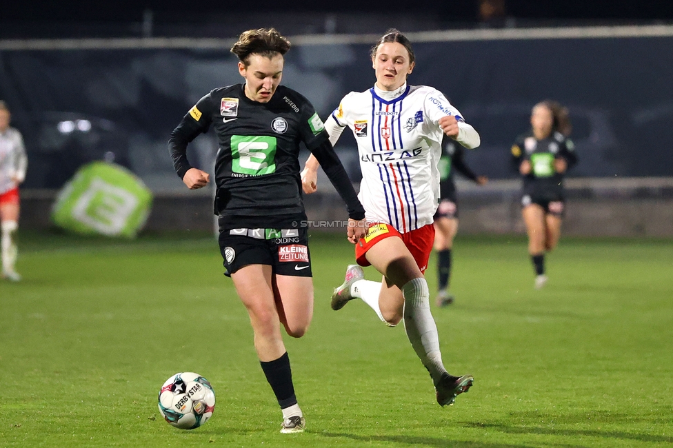 Sturm Damen - BW Linz
OEFB Frauen Bundesliga, 17. Runde, SK Sturm Graz Damen - BW Linz, Trainingszentrum Messendorf, 21.03.2026. Foto zeigt Pauline Deutsch (Sturm Damen)
