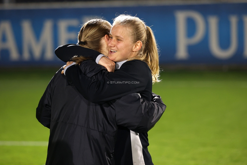 Sturm Damen - BW Linz
OEFB Frauen Bundesliga, 17. Runde, SK Sturm Graz Damen - BW Linz, Trainingszentrum Messendorf, 21.03.2026. Foto zeigt Anna Wirnsberger (Sturm Damen) und Sandra Jakobsen (Sturm Damen)
