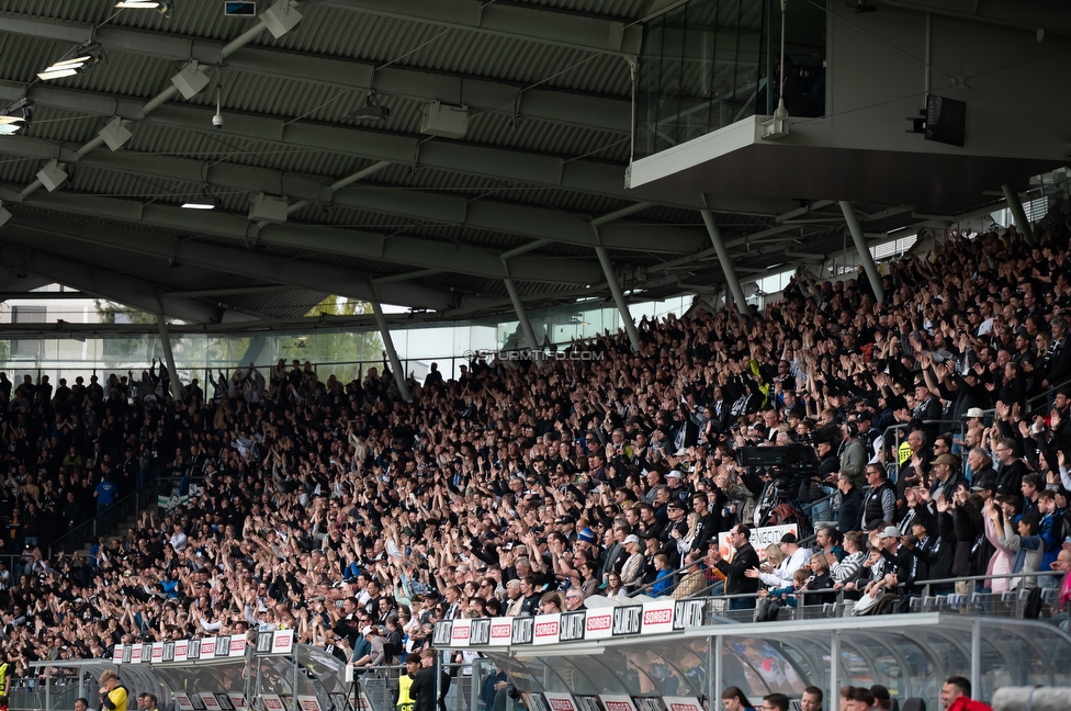 Sturm Graz - Hartberg
Oesterreichische Fussball Bundesliga, 26. Runde, SK Sturm Graz - TSV Hartberg, Stadion Graz-Liebenau, 12.04.2026. 

Foto zeigt Fans von Sturm
