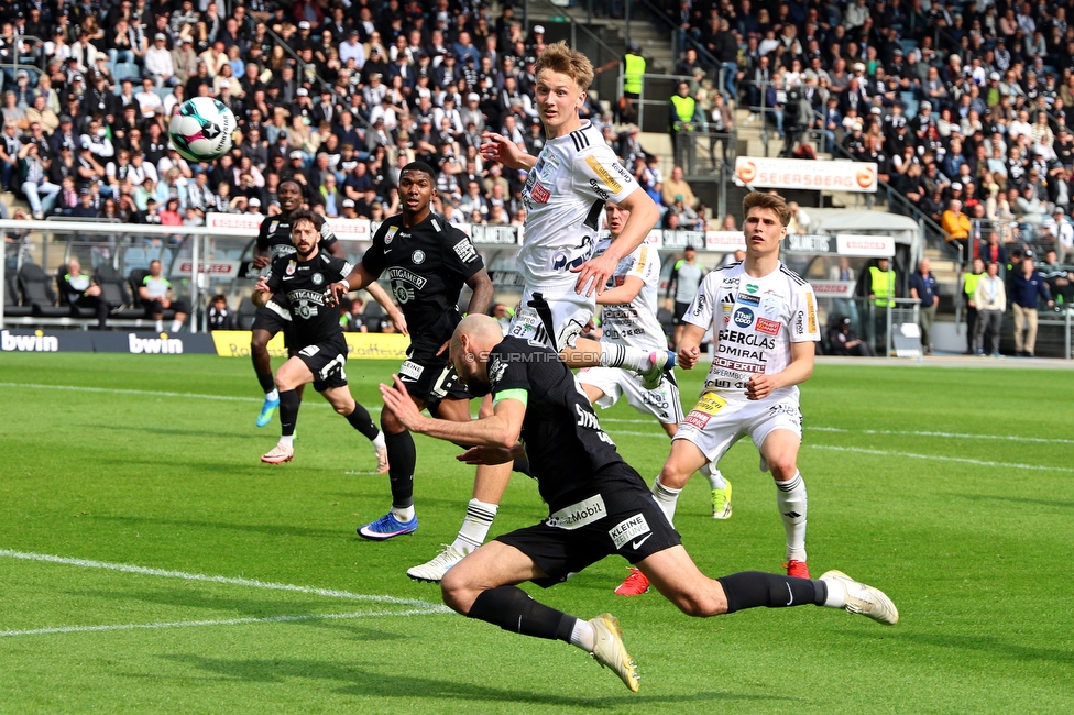 Sturm Graz - Hartberg
Oesterreichische Fussball Bundesliga, 26. Runde, SK Sturm Graz - TSV Hartberg, Stadion Graz-Liebenau, 12.04.2026. 

Foto zeigt Jon Gorenc-Stankovic (Sturm)
