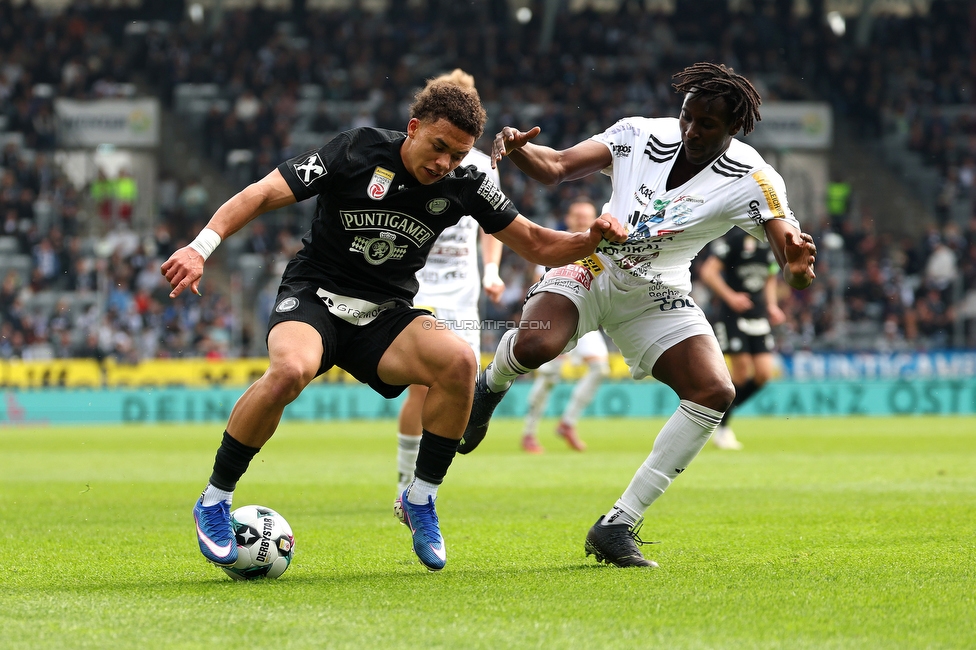 Sturm Graz - Hartberg
Oesterreichische Fussball Bundesliga, 26. Runde, SK Sturm Graz - TSV Hartberg, Stadion Graz-Liebenau, 12.04.2026. 

Foto zeigt Jacob Peter Hoedl (Sturm)
