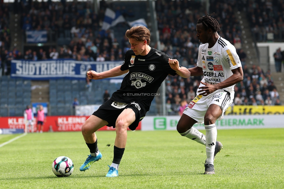 Sturm Graz - Hartberg
Oesterreichische Fussball Bundesliga, 26. Runde, SK Sturm Graz - TSV Hartberg, Stadion Graz-Liebenau, 12.04.2026. 

Foto zeigt Luca Weinhandl (Sturm)
