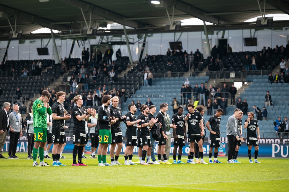 Sturm Graz - Hartberg
Oesterreichische Fussball Bundesliga, 26. Runde, SK Sturm Graz - TSV Hartberg, Stadion Graz-Liebenau, 12.04.2026. 

Foto zeigt die Mannschaft von Sturm
