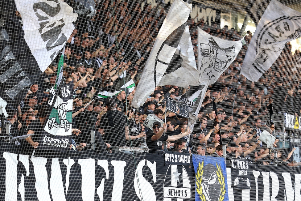 Sturm Graz - Austria Wien
Oesterreichische Fussball Bundesliga, 29. Runde, SK Sturm Graz - FK Austria Wien, Stadion Graz-Liebenau, 26.04.2026. 

Foto zeigt Fans von Sturm
Schlüsselwörter: jewels