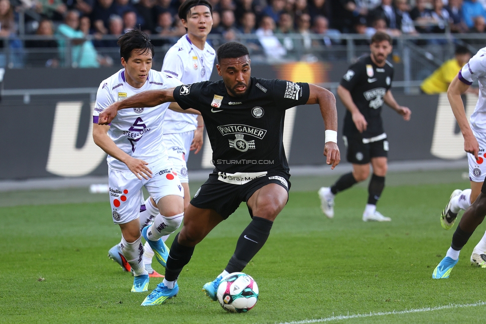 Sturm Graz - Austria Wien
Oesterreichische Fussball Bundesliga, 29. Runde, SK Sturm Graz - FK Austria Wien, Stadion Graz-Liebenau, 26.04.2026. 

Foto zeigt Maurice Maximilian Malone (Sturm)

