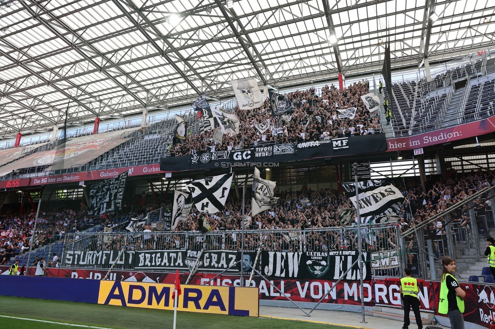 RB Salzburg - Sturm Graz
Oesterreichische Fussball Bundesliga, 30. Runde, FC RB Salzburg - SK Sturm Graz, Stadion Wals-Siezenheim, 03.05.2026.

Foto zeigt Fans von Sturm

