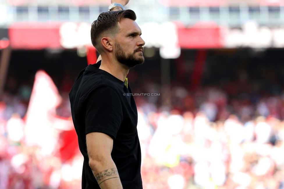 RB Salzburg - Sturm Graz
Oesterreichische Fussball Bundesliga, 30. Runde, FC RB Salzburg - SK Sturm Graz, Stadion Wals-Siezenheim, 03.05.2026.

Foto zeigt Fabio Ingolitsch (Cheftrainer Sturm)
