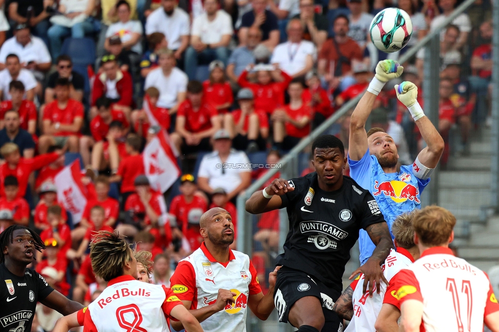 RB Salzburg - Sturm Graz
Oesterreichische Fussball Bundesliga, 30. Runde, FC RB Salzburg - SK Sturm Graz, Stadion Wals-Siezenheim, 03.05.2026.

Foto zeigt Jeyland Mitchell (Sturm)
