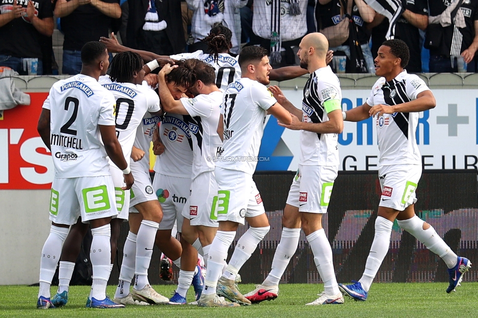 Hartberg - Sturm Graz
Oesterreichische Fussball Bundesliga, 31. Runde, TSV Hartberg - SK Sturm Graz, Profertil Arena Hartberg, 10.05.2026. Foto zeigt Albert Vallci (Sturm)
