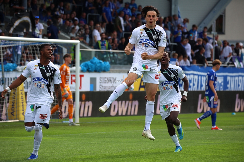Hartberg - Sturm Graz
Oesterreichische Fussball Bundesliga, 31. Runde, TSV Hartberg - SK Sturm Graz, Profertil Arena Hartberg, 10.05.2026. 

Foto zeigt Albert Vallci (Sturm)
