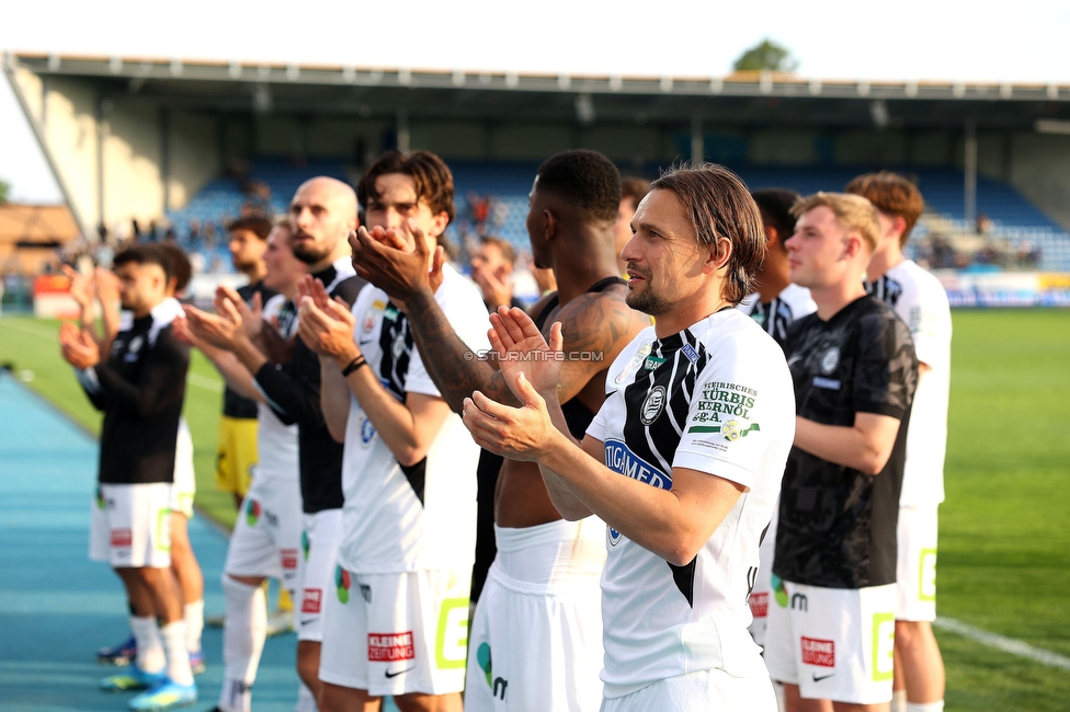 Hartberg - Sturm Graz
Oesterreichische Fussball Bundesliga, 31. Runde, TSV Hartberg - SK Sturm Graz, Profertil Arena Hartberg, 10.05.2026. 

Foto zeigt die Mannschaft von Sturm
